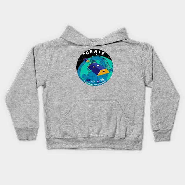 GRACE Program Logo Kids Hoodie by Spacestuffplus